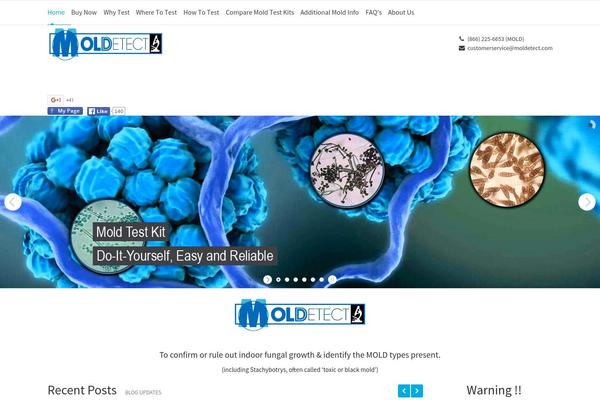 moldetect.com site used Moldetect