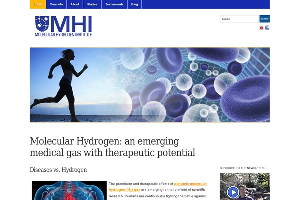 molecularhydrogeninstitute.com site used Academica