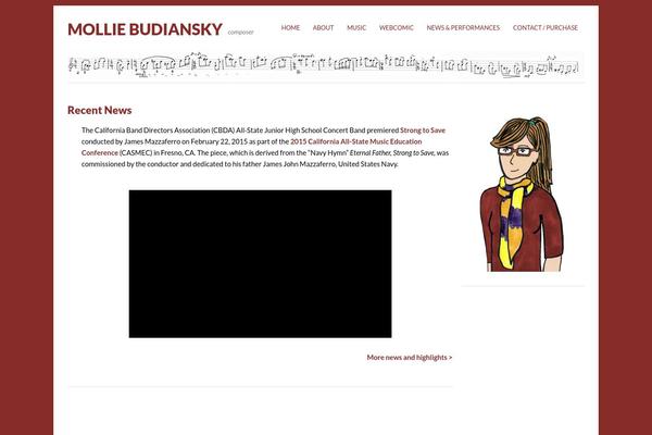 WordPress website example screenshot