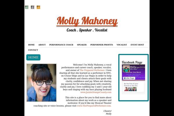 mollymahoney.com site used Liquorice