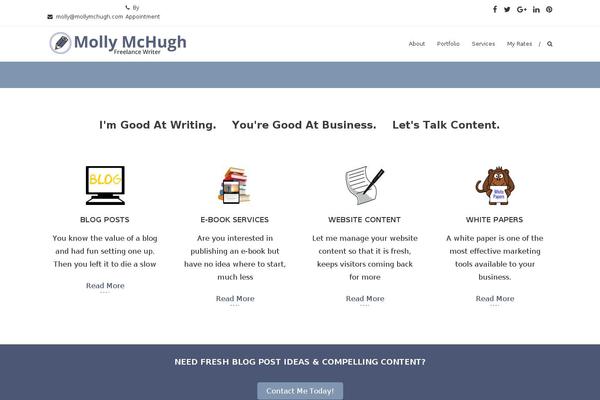 mollymchugh.com site used Uniform
