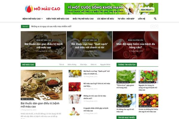 Newspaper theme site design template sample