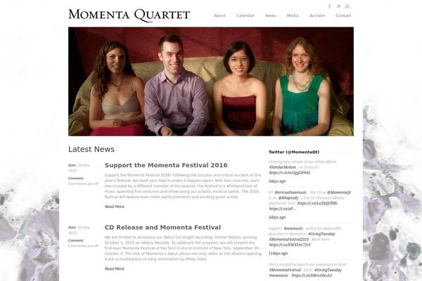 momentaquartet.com site used Momenta-goodspace