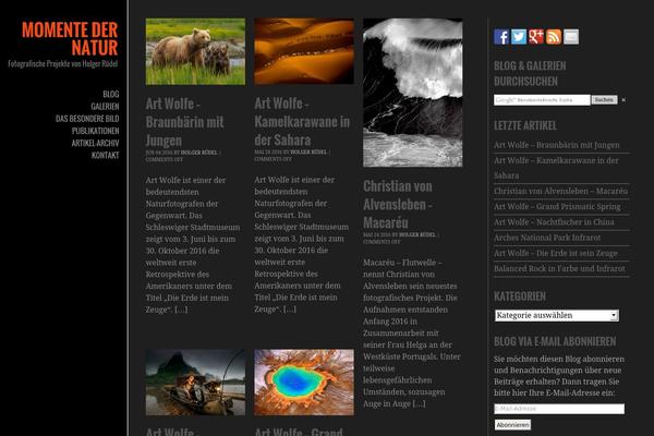 Photocrati theme site design template sample