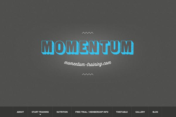momentum-training.com site used Momentum