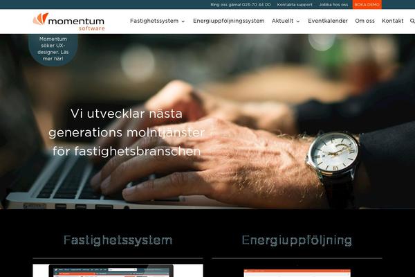 momentum.se site used Momentum2014