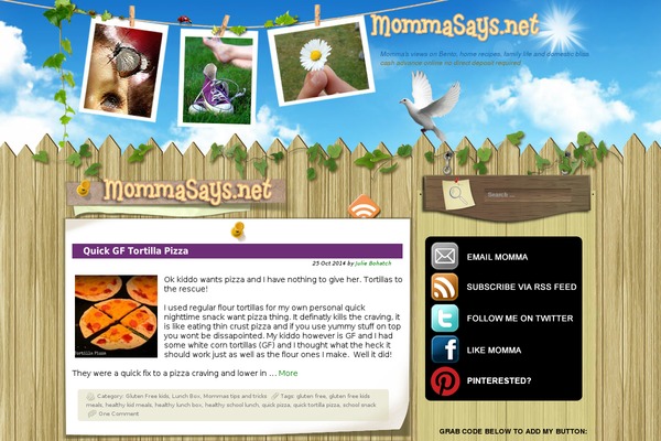 mommasays.net site used Wooden-fence-mommasays