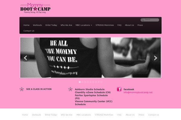 mommybootcamp.net site used PageLines
