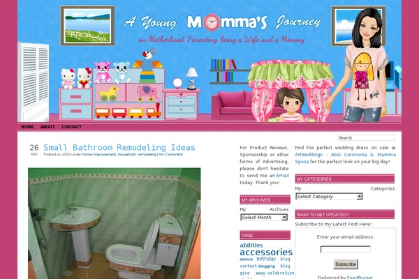 mommykayce.com site used Tulip-season