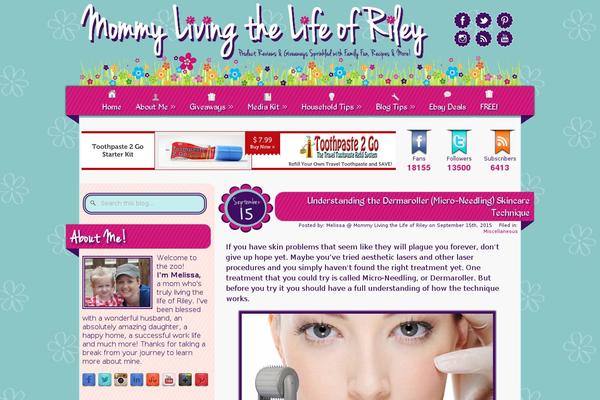mommylivingthelifeofriley.com site used Blusky