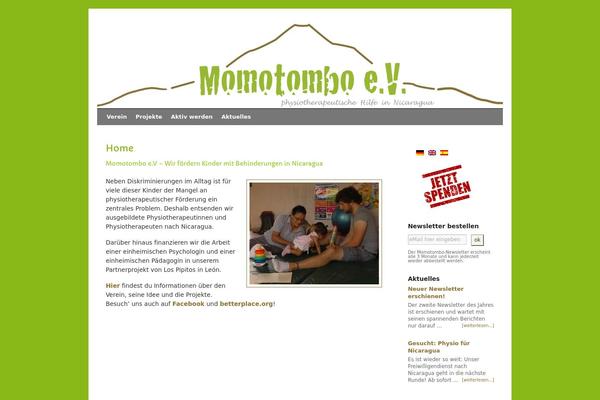 WordPress website example screenshot
