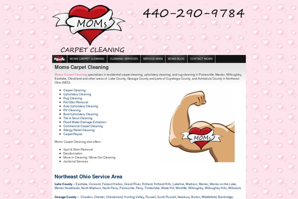 momscarpetcleaning.com site used Moms