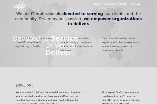 WordPress website example screenshot