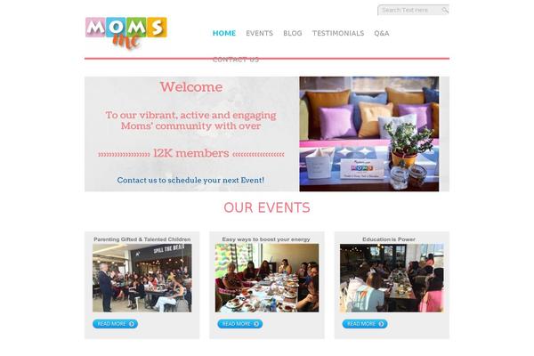 momsme.com site used D5 Design