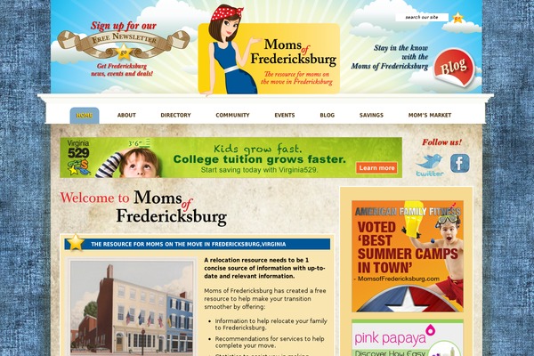momsoffredericksburg.com site used Barkcreative