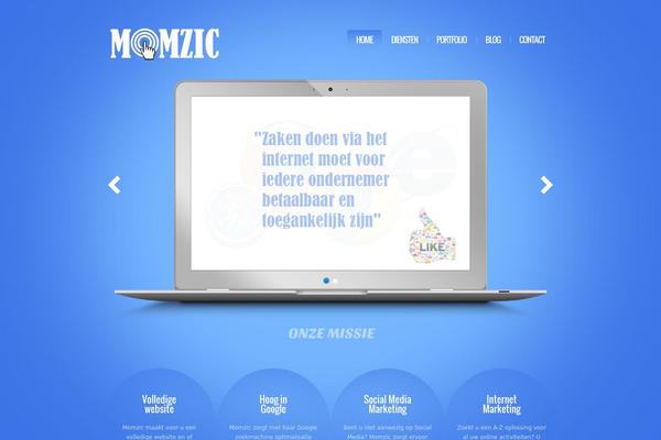 momzic.nl site used Theme1584