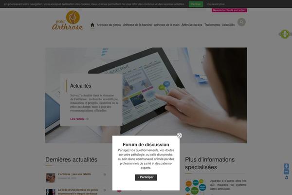 WordPress website example screenshot