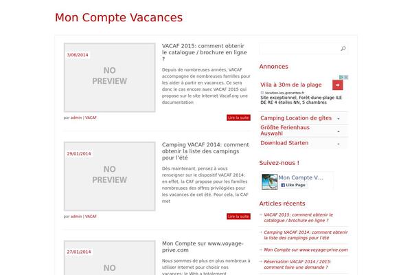 mon-compte-vacances.com site used Great