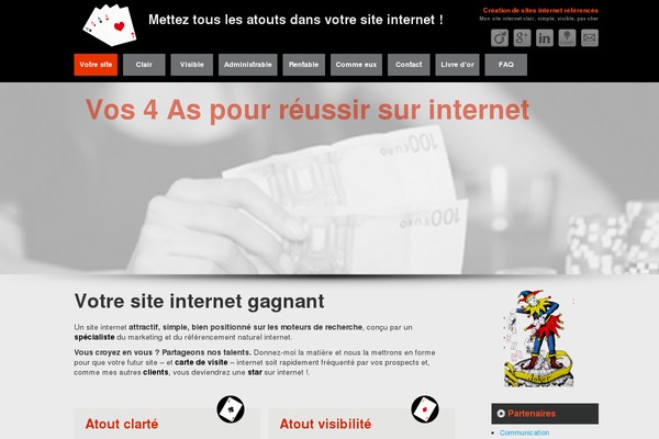 mon-site-internet-pas-cher.fr site used uDesign