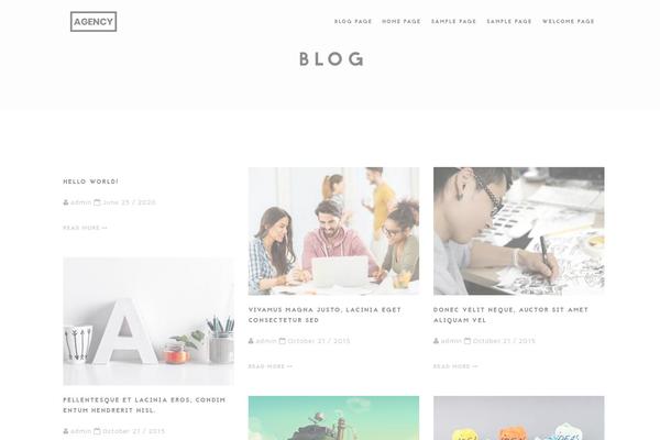 Nrgagency theme site design template sample