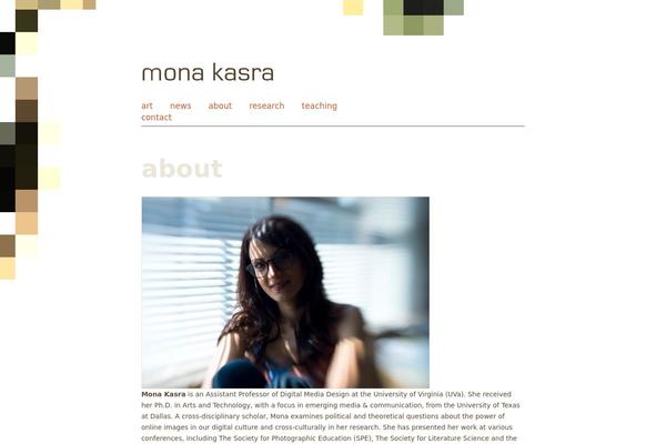 monakasra.com site used Sharpfolio