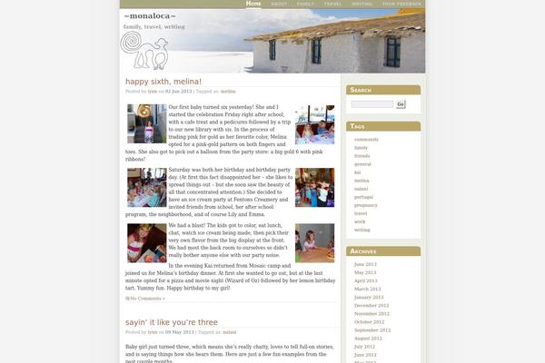 WordPress website example screenshot