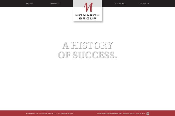 Monarch theme site design template sample