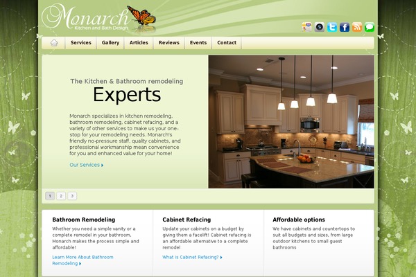 WordPress website example screenshot