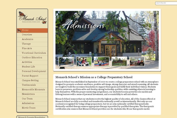 monarchschool.com site used Monarch_theme