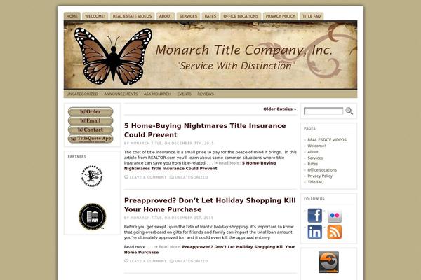 WordPress website example screenshot
