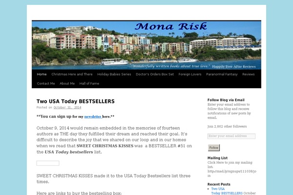 WordPress website example screenshot
