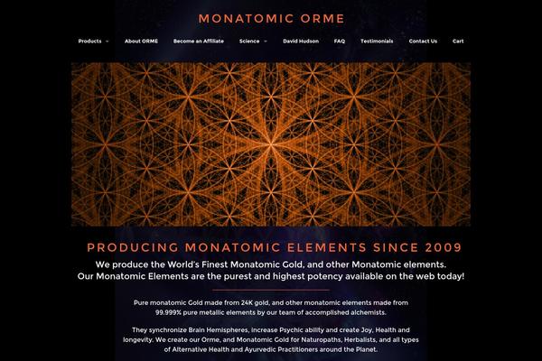 monatomic-orme.com site used Monatomic-theme