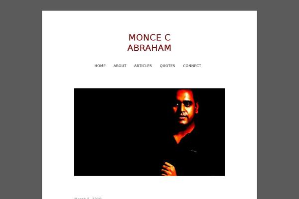 monceabraham.com site used Monce
