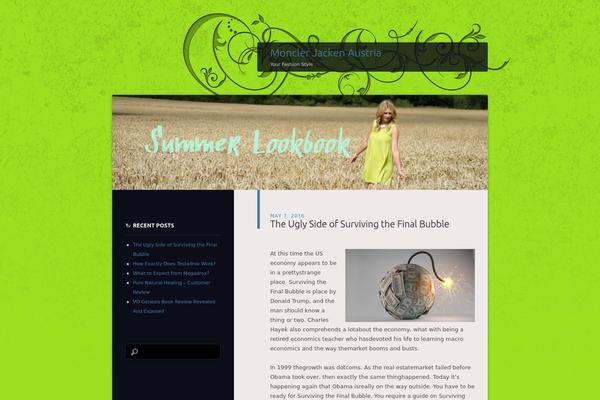 Dusk To Dawn theme site design template sample