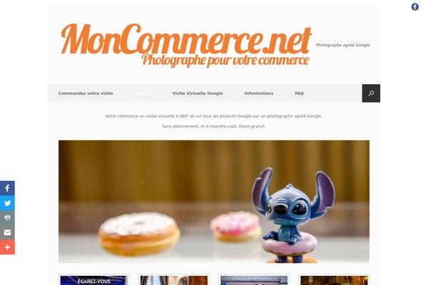 Vantage theme site design template sample