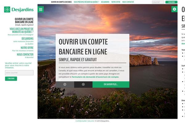 moncomptedesjardins.com site used Panes-theme