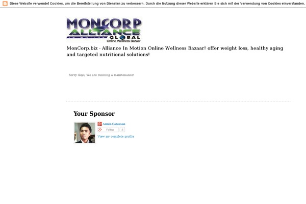 moncorp.biz site used Popular