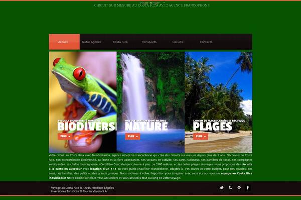 Adventurous theme site design template sample