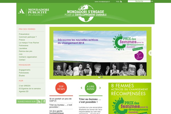 mondadorisengage.fr site used Dev-durable