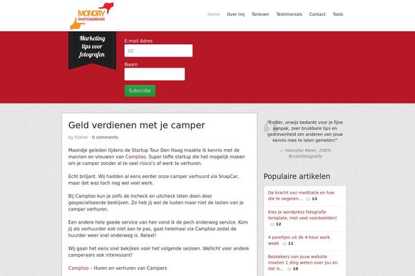 Thesis 1.8.5 theme site design template sample