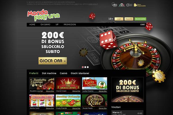 mondofortuna.it site used Aspirelayout