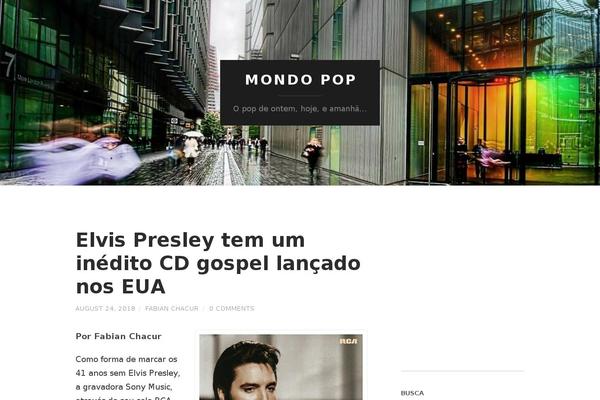 Hemingway theme site design template sample