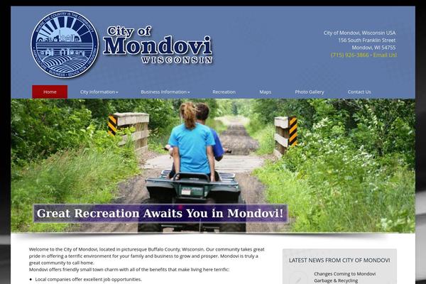 WordPress website example screenshot