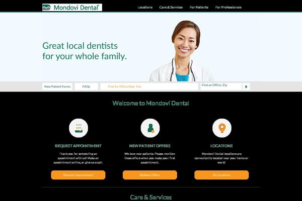 mondovidental.com site used Smile-brands