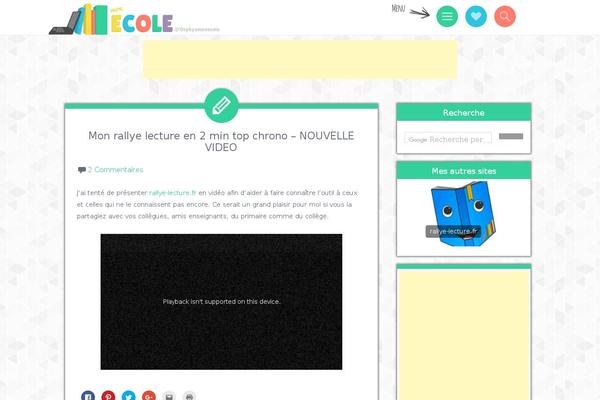 monecole.fr site used Monecole-blog