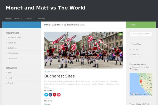 Site using Nomad World Map plugin