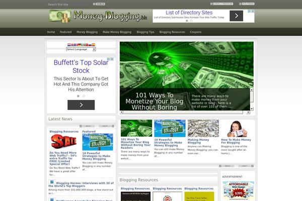 money-blogging.biz site used NewsPro