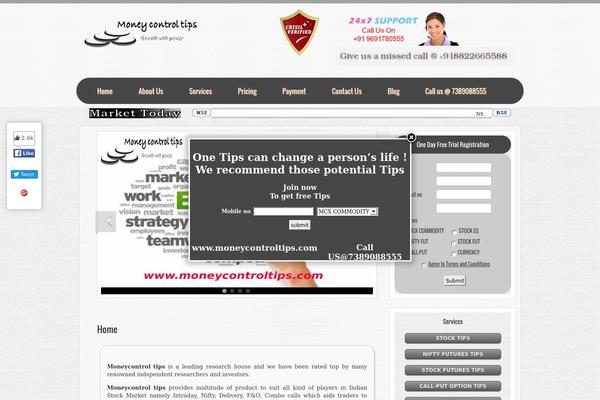Smartpress theme site design template sample