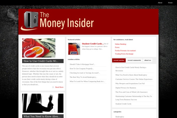 moneyinsider.net site used Influx