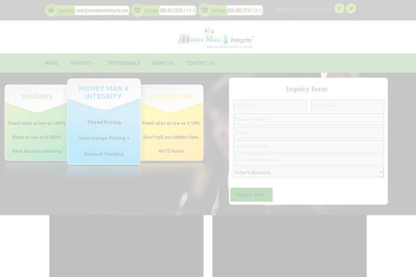 Broker theme site design template sample